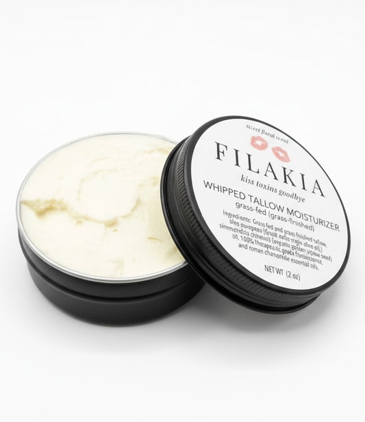 Grass-fed (grass finished) whipped beef tallow moisturizer - Scented